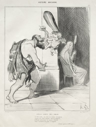 Hercules Tamed by Love