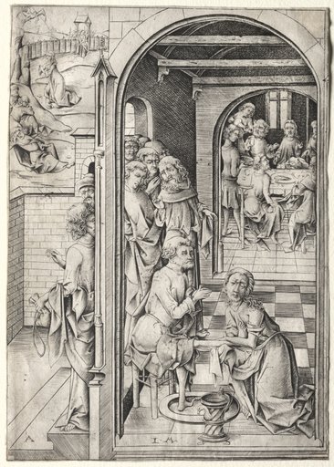 The Passion: Christ Washing the Feet of His Disciples