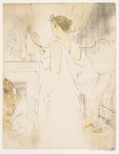Elles: Woman with a Hand Mirror