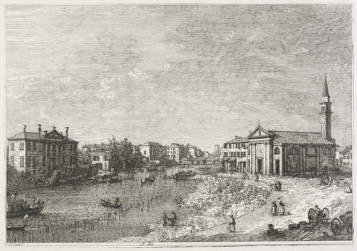 Views: View of Dolo, A Town on the Brenta, West of Venice