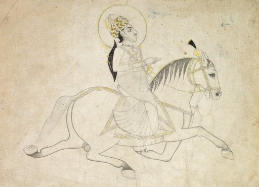 Jai Singh III of Jaipur (r. 1818–1835) Riding