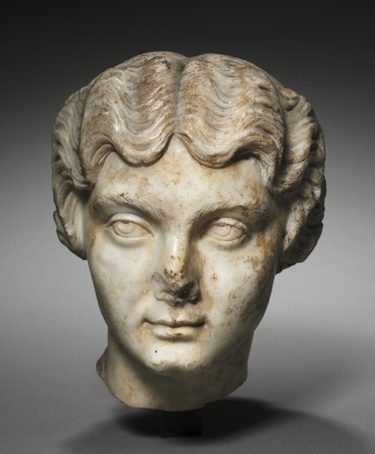 Portrait Head of a Woman, Probably the Empress Faustina Minor