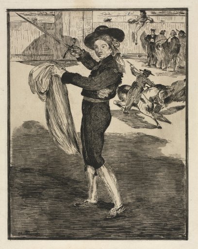 Mlle. Victorine in the Costume of an Espada