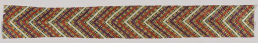 Fragment of Striped Satin