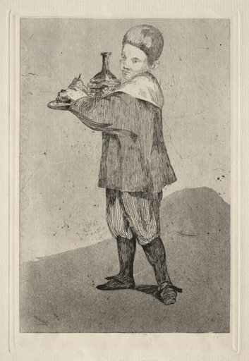 The Boy Carrying a Tray