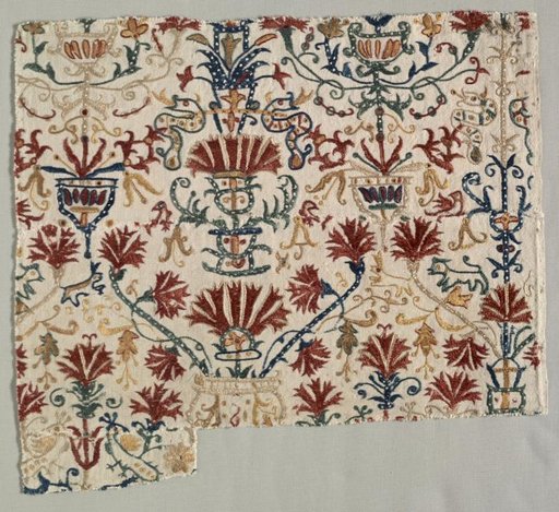 Fragment of a Bed Curtain