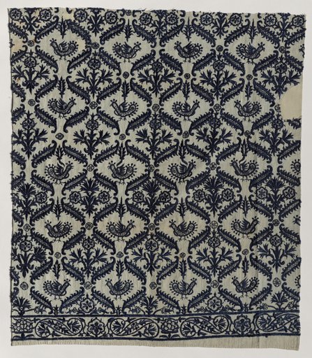Fragment of a Bed Curtain