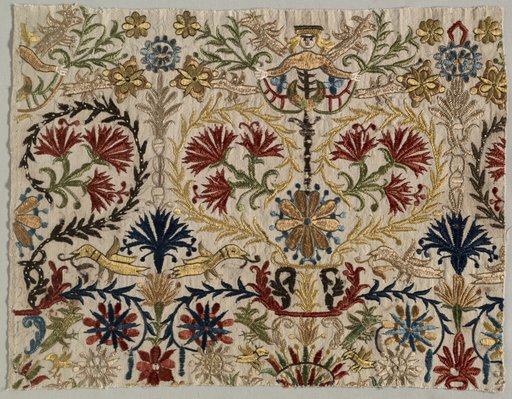 Fragment of a Bed Curtain