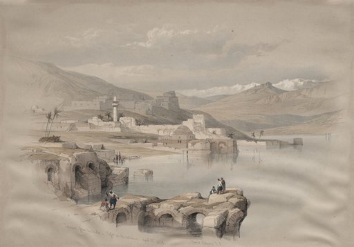 Tiberias, from the Walls, Safet in the Distance