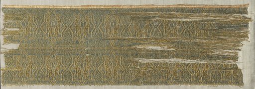 Taqueté fragment with star and cross pattern