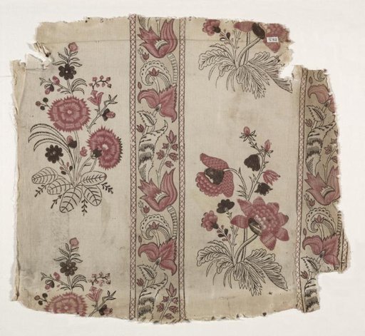 Strip of Woodblock Printed Linen