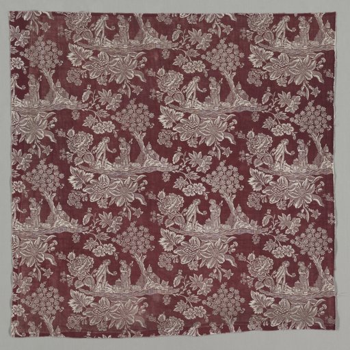 Fragment of Woodblock Printed Cotton