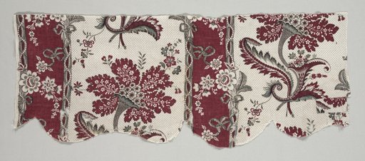 Strip of Woodblock Printed Cotton
