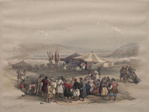 Encampment of Pilgrims, Jericho