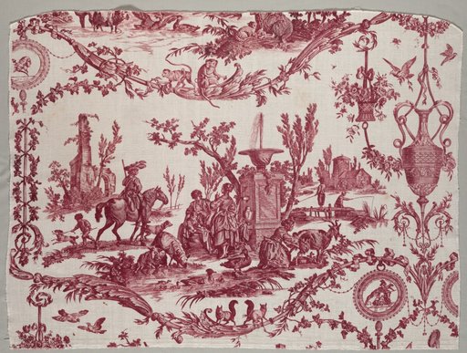 Fragments of Copperplate Printed Cotton