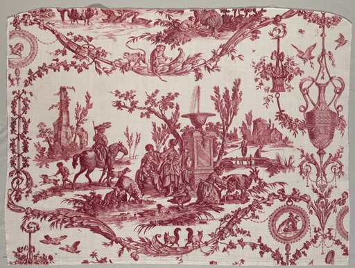Fragments of Copperplate Printed Cotton