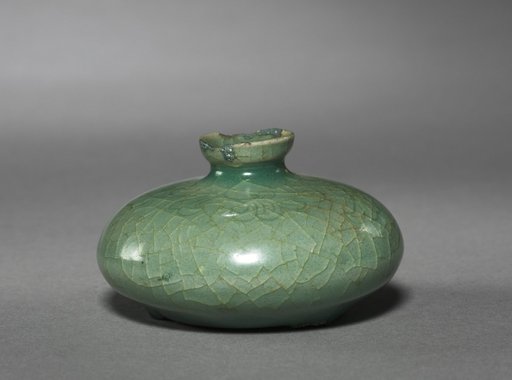 Oil Bottle with Scroll Design