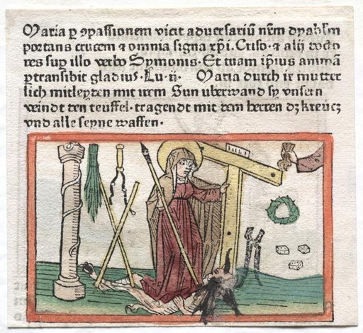 Spiegel Menslicher Behaltnis: The Virgin Mary Overcoming a Devil