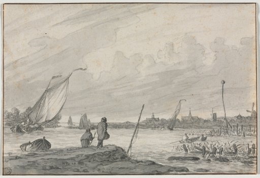 View of Alkmaar with Boats