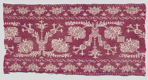 Fragment of a furnishing textile