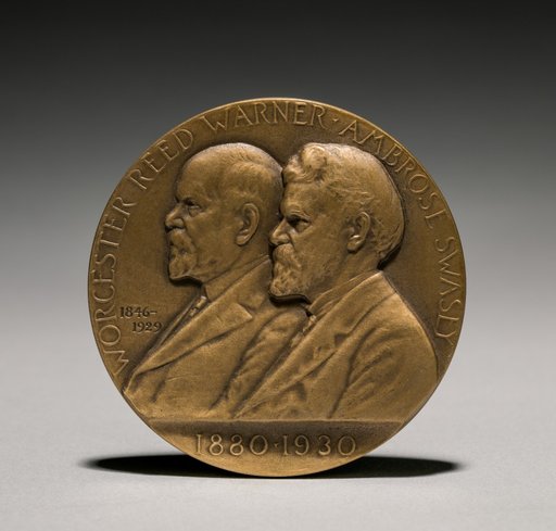 Medal: In Commemoration of the Fiftieth Anniversary - The Warner and Swasey Company (obverse)