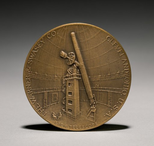 Medal: In Commemoration of the Fiftieth Anniversary - The Warner and Swasey Company (reverse)