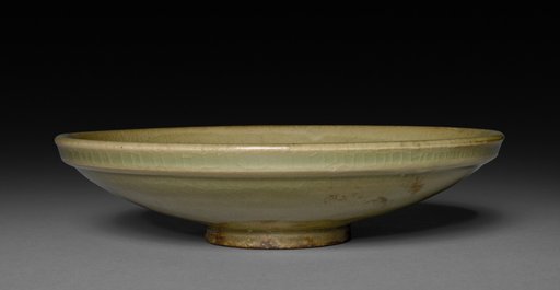 Saucer: Northern Celadon Ware, Yaozhou type