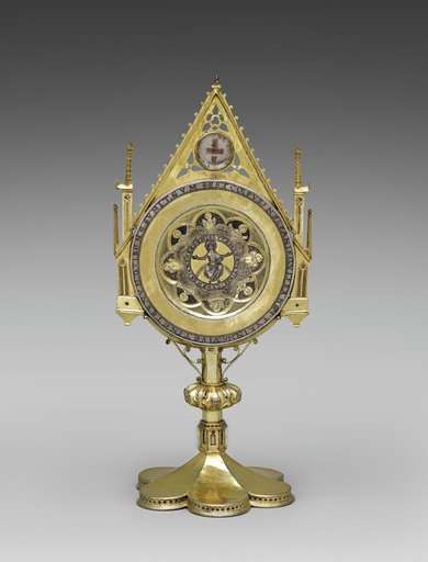 Monstrance with the "Paten of Saint Bernward"