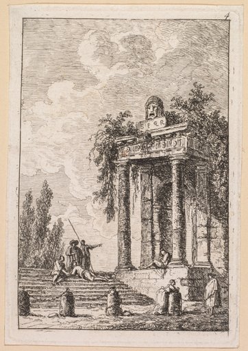 Les Soirées de Rome: L'Escalier aux quatre bornes
