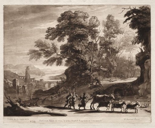 Liber Veritatis: No. 34, Peasants with Cattle attacked by Bandits