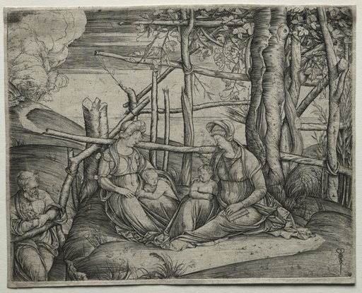 The Holy Family with Saint Elizabeth