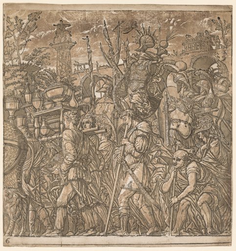 The Triumph of Julius Caesar: Soldiers Carrying Vases and Trophies of War
