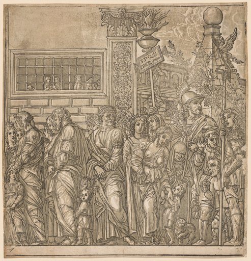 The Triumph of Julius Caesar: Procession of Men, Women and Children