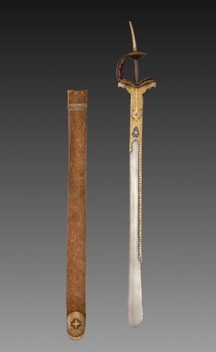 Sword with scabbard