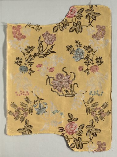 Strip of Brocaded Silk