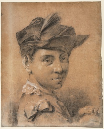 Head of a Young Man Wearing a Hat