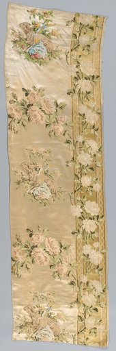 Length of Brocaded Satin
