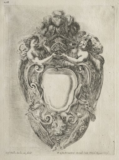 Collection of Various Caprices and New Designs of Cartouches and Ornaments: No. 3