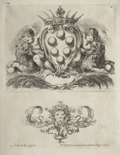 Collection of Various Caprices and New Designs of Cartouches and Ornaments: No. 6