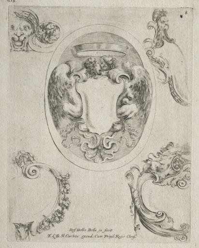 Collection of Various Caprices and New Designs of Cartouches and Ornaments: No 8