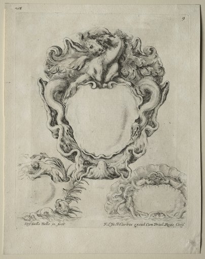 Collection of Various Caprices and New Designs of Cartouches and Ornaments: No. 9