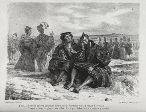 Illustrations for Faust: Faust and Wagner