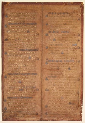 Bifolium Excised from a Carolingian Gradual