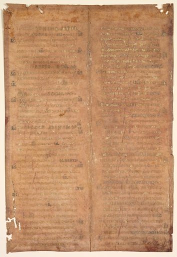 Bifolium Excised from a Carolingian Gradual (verso)