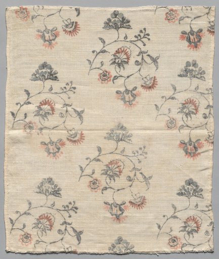 Textile Fragment of Painted Linen