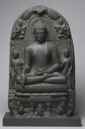 Buddha Calling on Earth to Witness