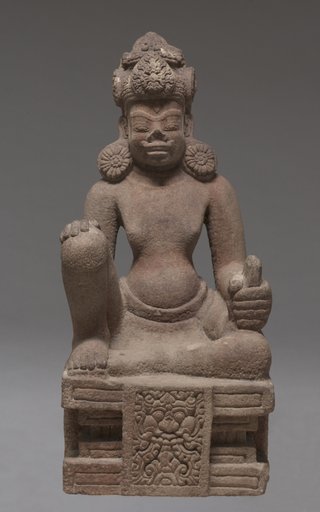 Enthroned planetary deity