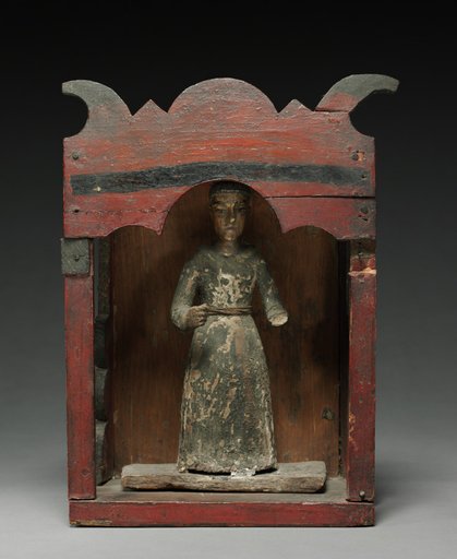 Figure with Nicho: santo de bulto