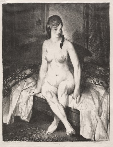 Evening, Nude on a Bed