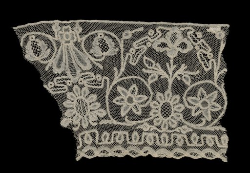 Fragment of Lace Flounce made into a Cuff